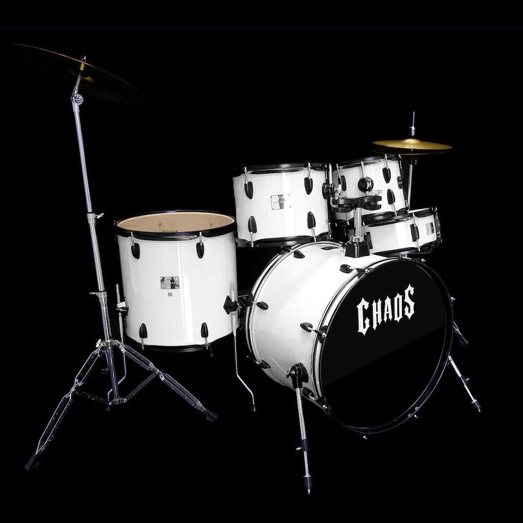 Chaos Catalyst Beginner Drum Kit - White - Image 2