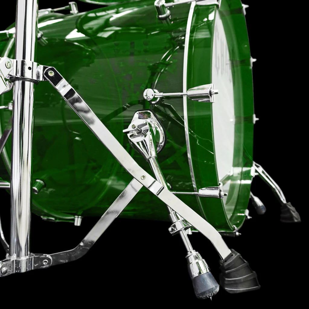 Chaos Illusion Acrylic Drum Kit - Green - Image 4