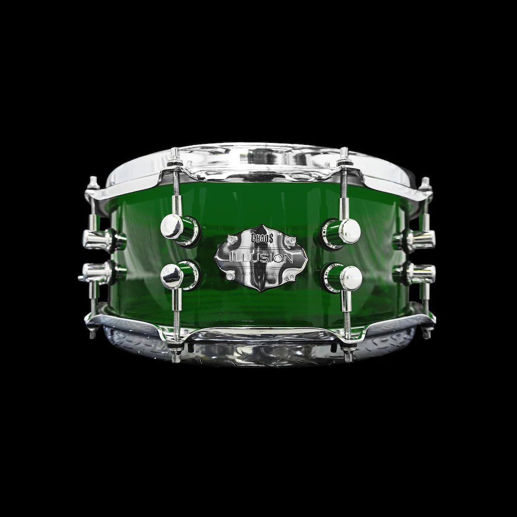 Chaos Illusion Acrylic Drum Kit - Green - Image 7