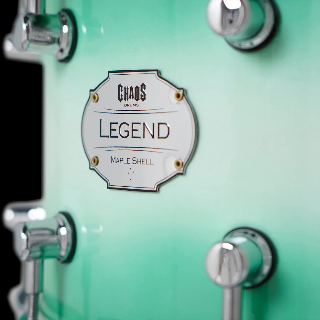 Chaos Legend 13x6.5 Snare Drum - Jade Burst - Image 3