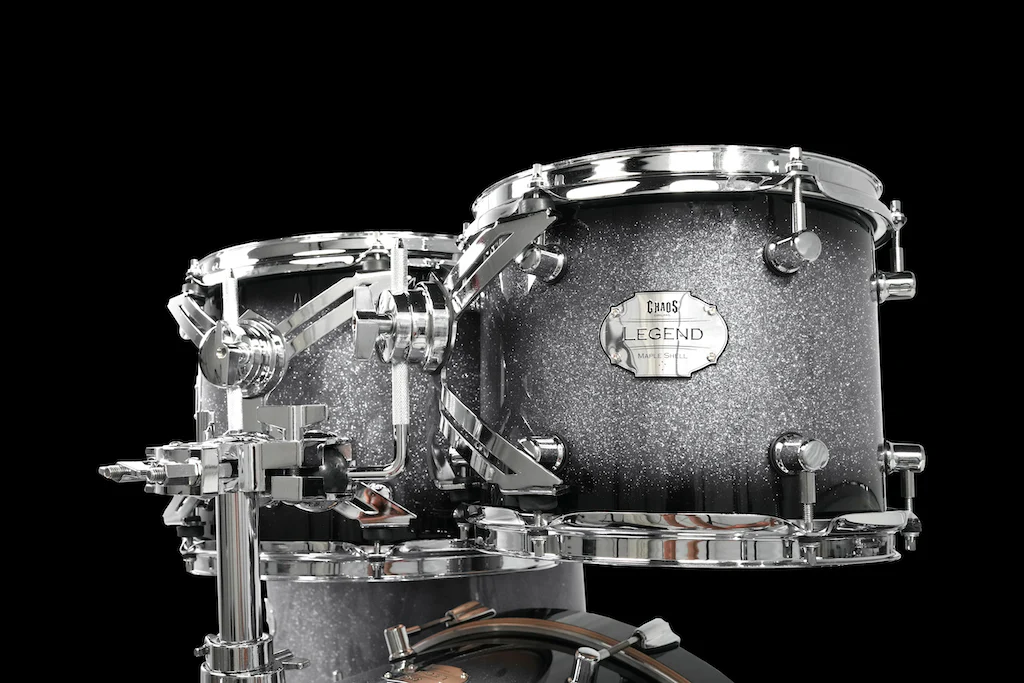 Chaos Legend Maple Drum Kit - Silver Sparkle Burst - Image 8