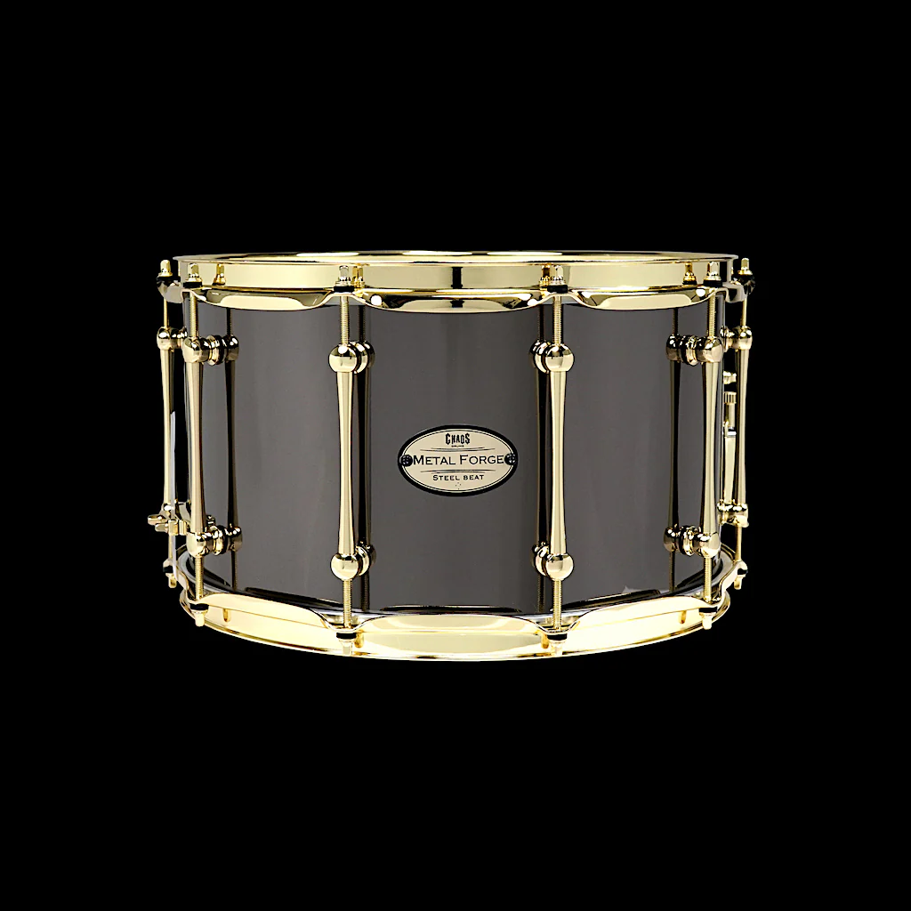 Chaos Metal Forge Steel Beat 14x8 Snare Drum - Gold