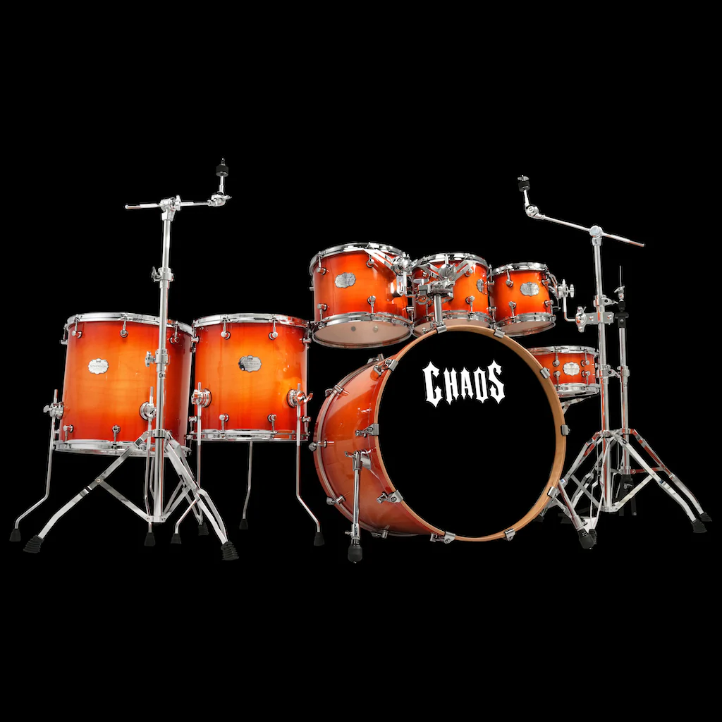Chaos Sovereign Birch Drum Kit - Crimson Blaze - Image 4