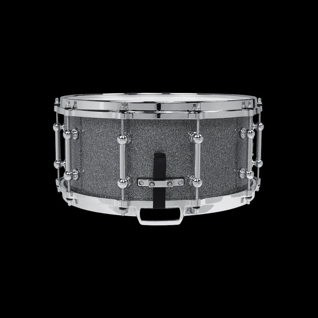 Chaos Twenty X Elite 14x6.5 20 Ply Snare Drum - Silver Sparkle - Image 2