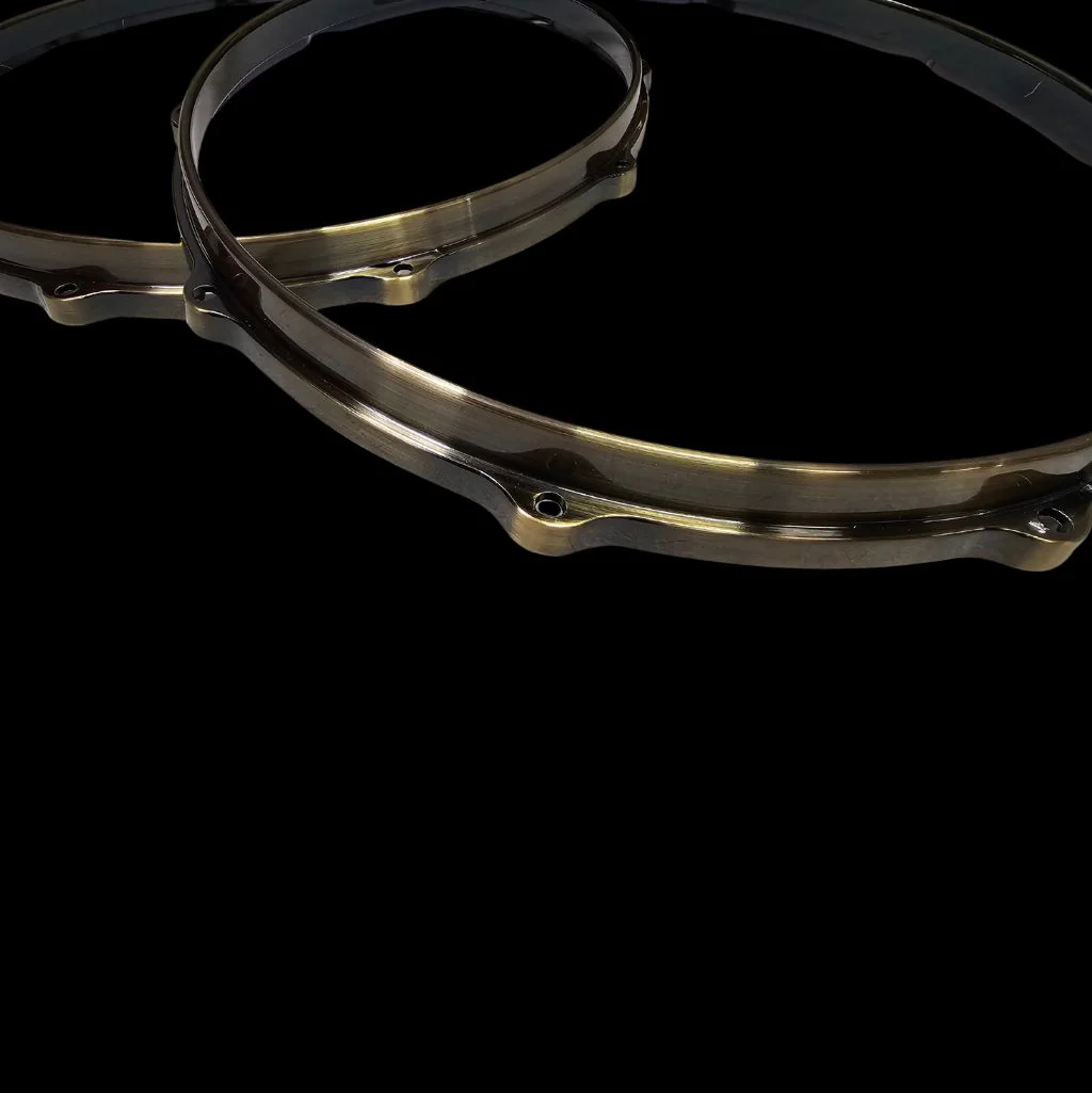 DFP 5mm Die Cast Drum Hoops - Antique Brass - Image 3