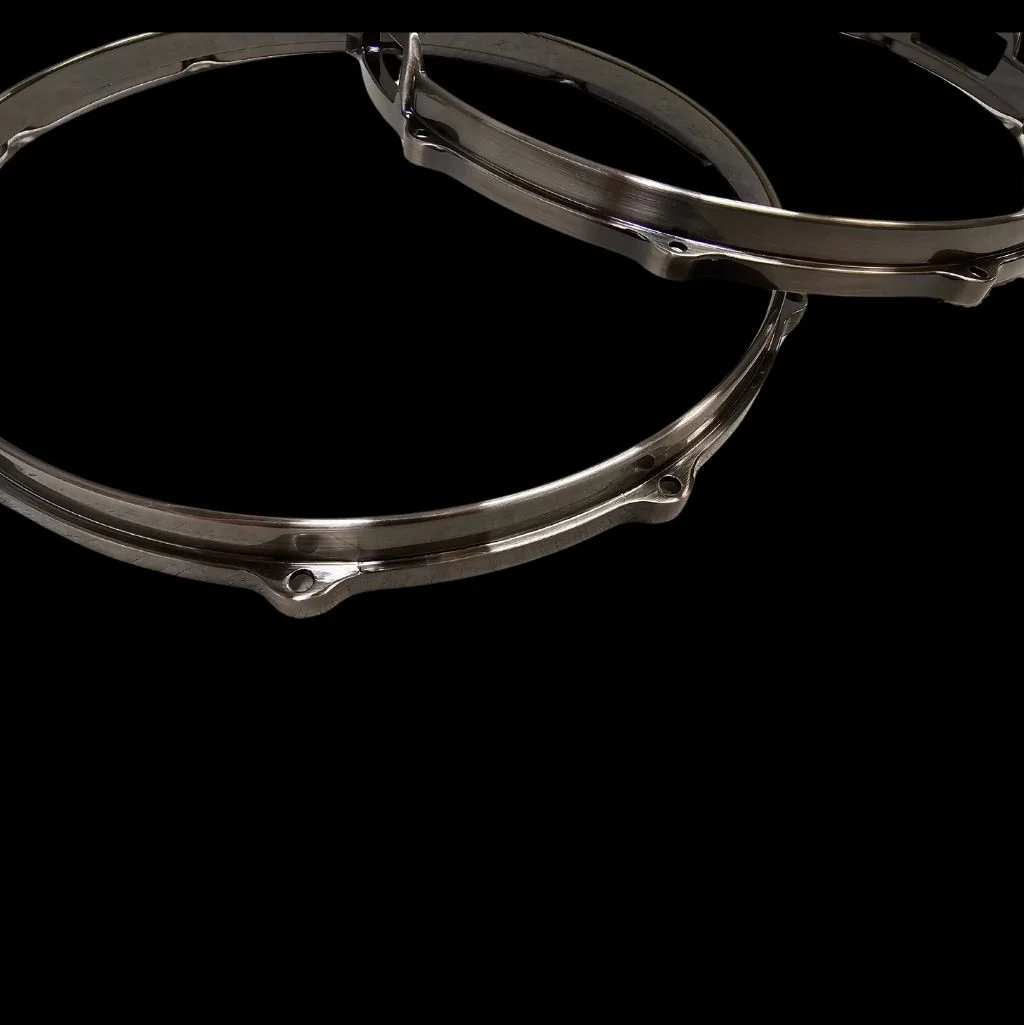 DFP 5mm Die Cast Drum Hoops - Antique Nickel - Image 5