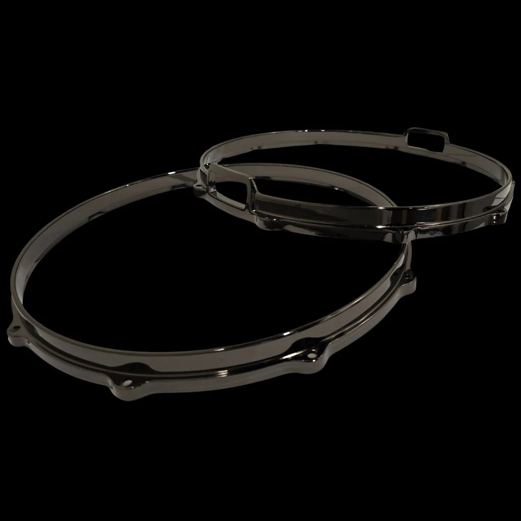 DFP 5mm Die Cast Drum Hoops - Black Nickel 14'' - Image 5