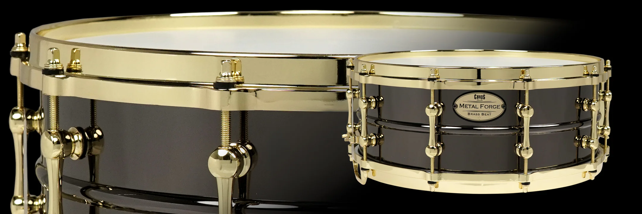 DFP Block Head Tube Drum Lug - Brass - Image 5
