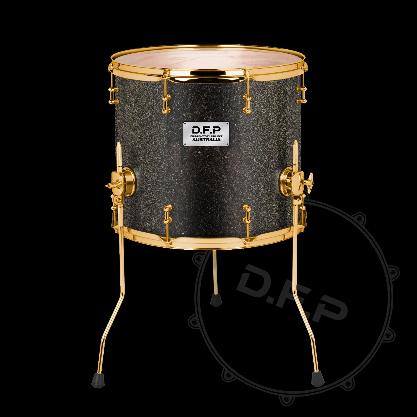 DFP Drum Wrap - Black Sparkle - Image 3