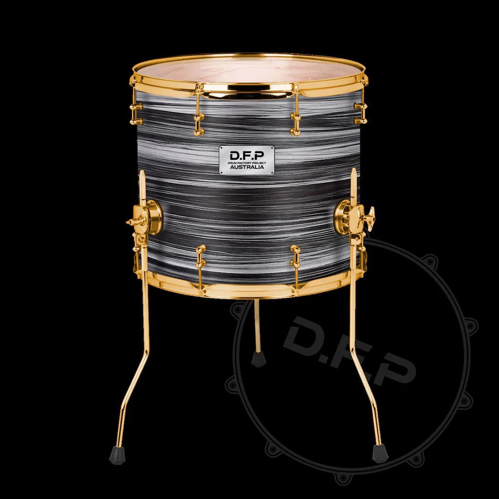 DFP Drum Wrap - Black & White Strata - Image 3