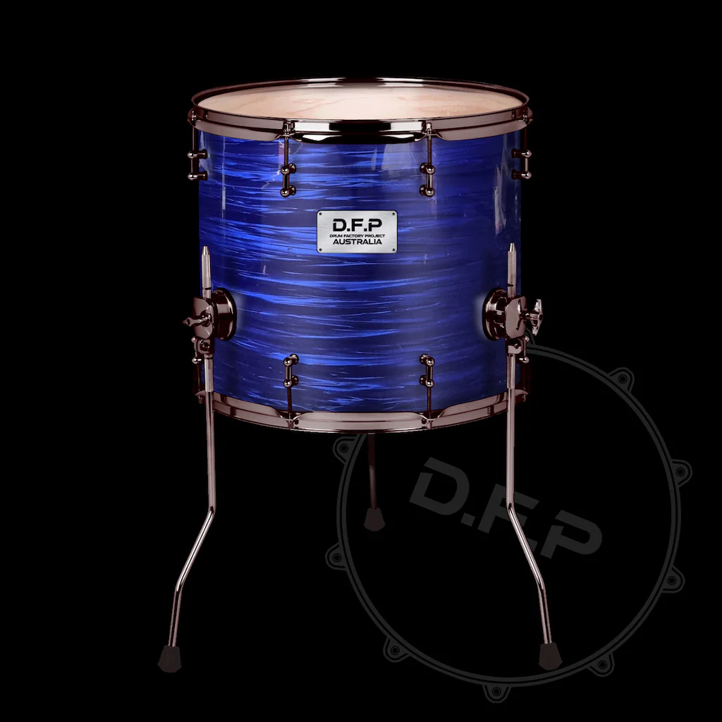 DFP Drum Wrap - Blue Oyster