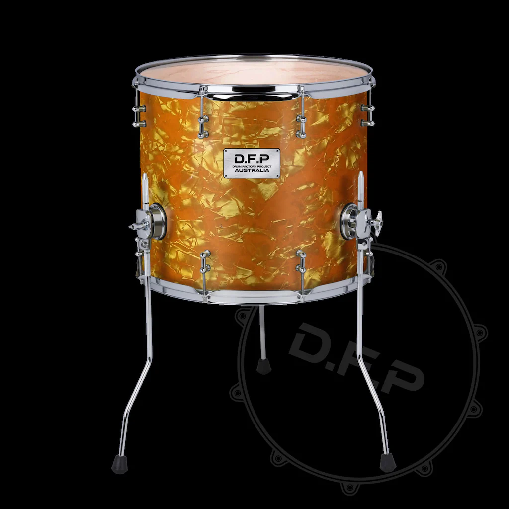 DFP Drum Wrap - Light Orange Marine Pearl - Image 3