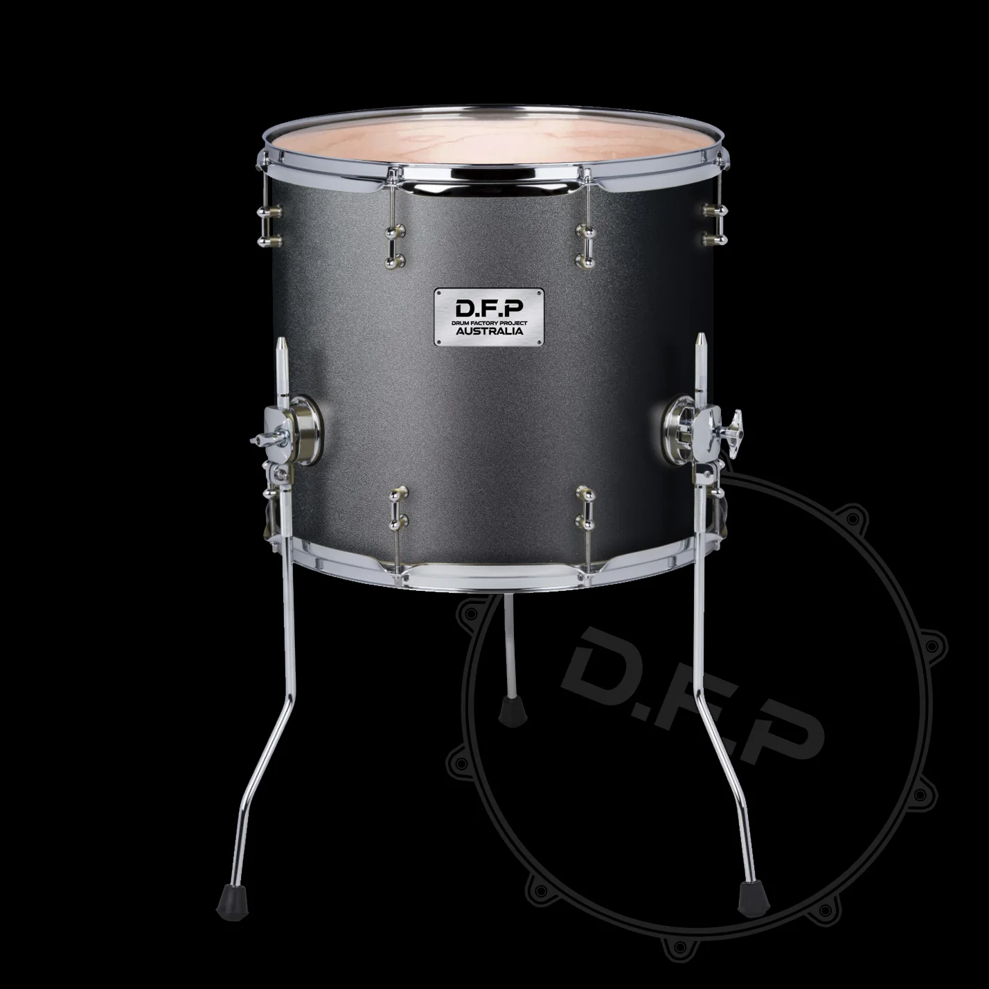 DFP Drum Wrap - Matte Black - Image 2