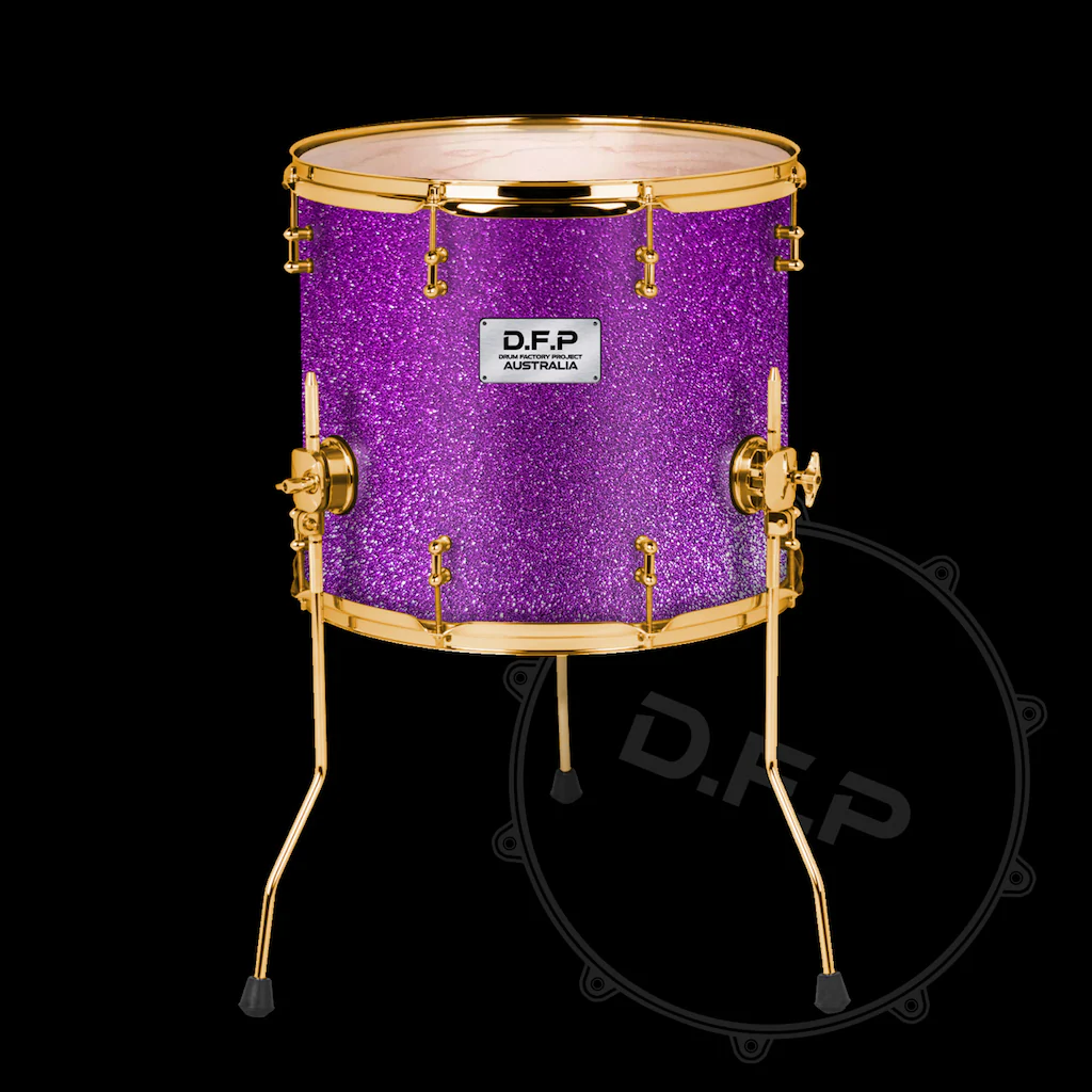 DFP Drum Wrap - Purple Sparkle - Image 3
