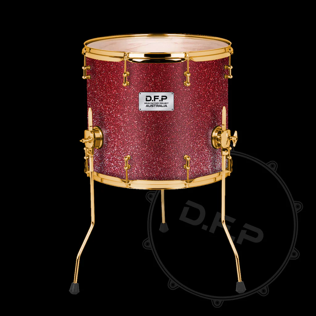 DFP Drum Wrap - Red Sparkle - Image 3