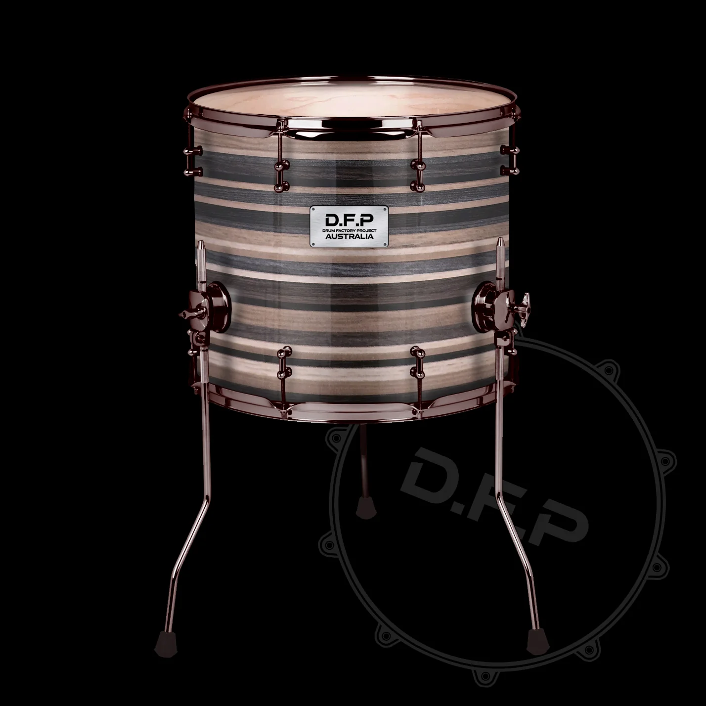 DFP Drum Wrap - Vintage Strata - Image 2