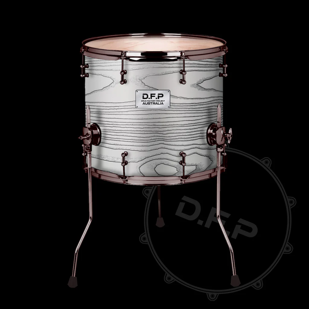 DFP Drum Wrap - White Ash Wood - Image 3