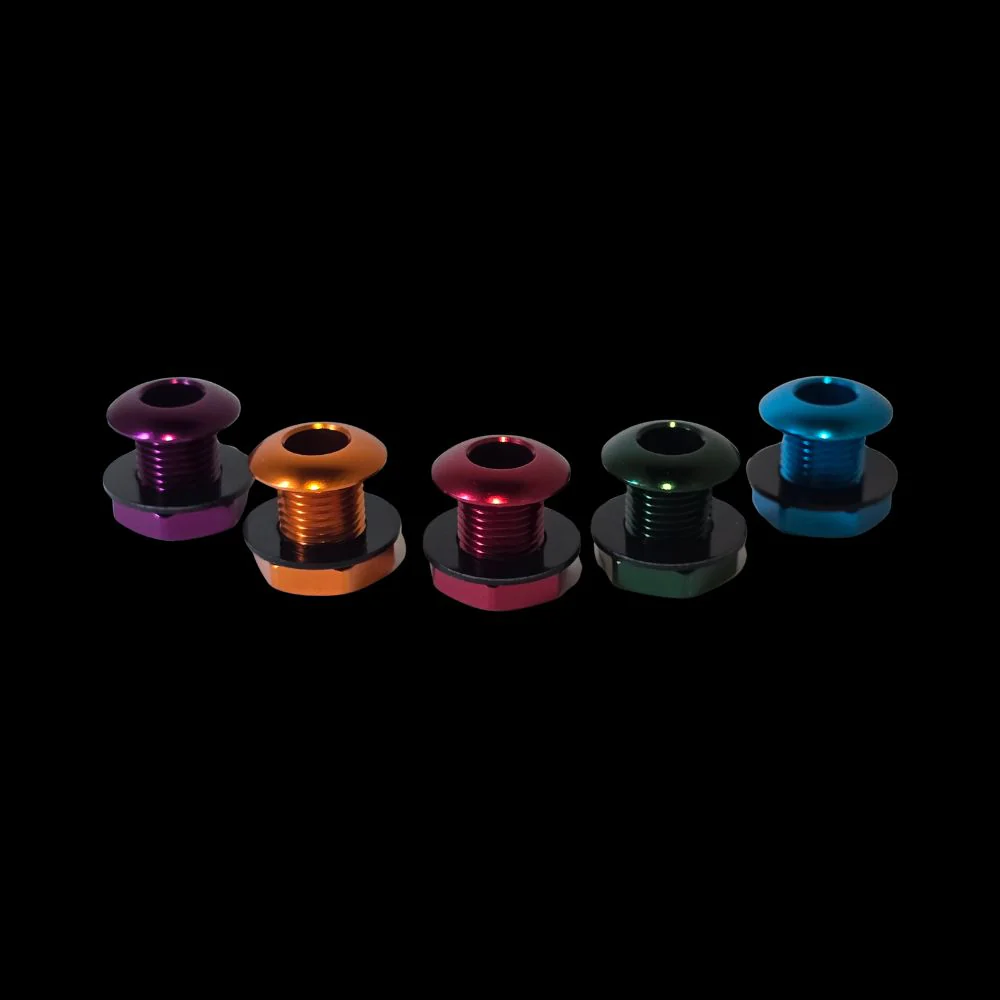 DFP Threaded Air Vent for Drum Shells - Blue, Red, Green, Purple, Orange