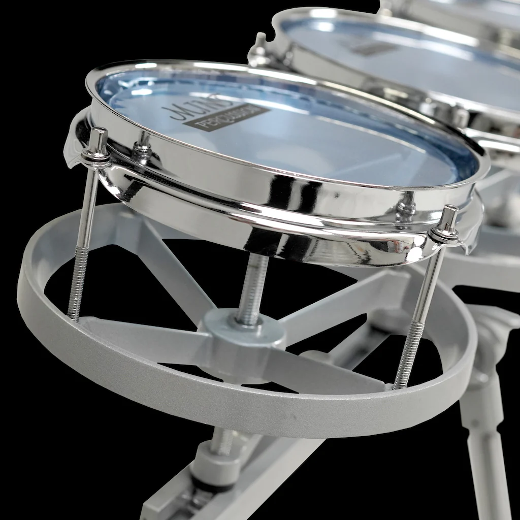 Mint Percussion Roto Tom Set with Stand 6'' 8'' 10'' - Image 3