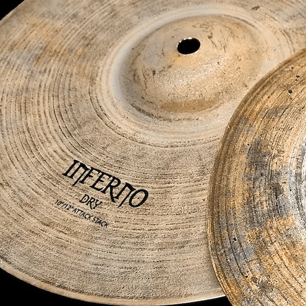Rech Inferno Dry 10" / 12" Attack Stack Cymbals - Image 4