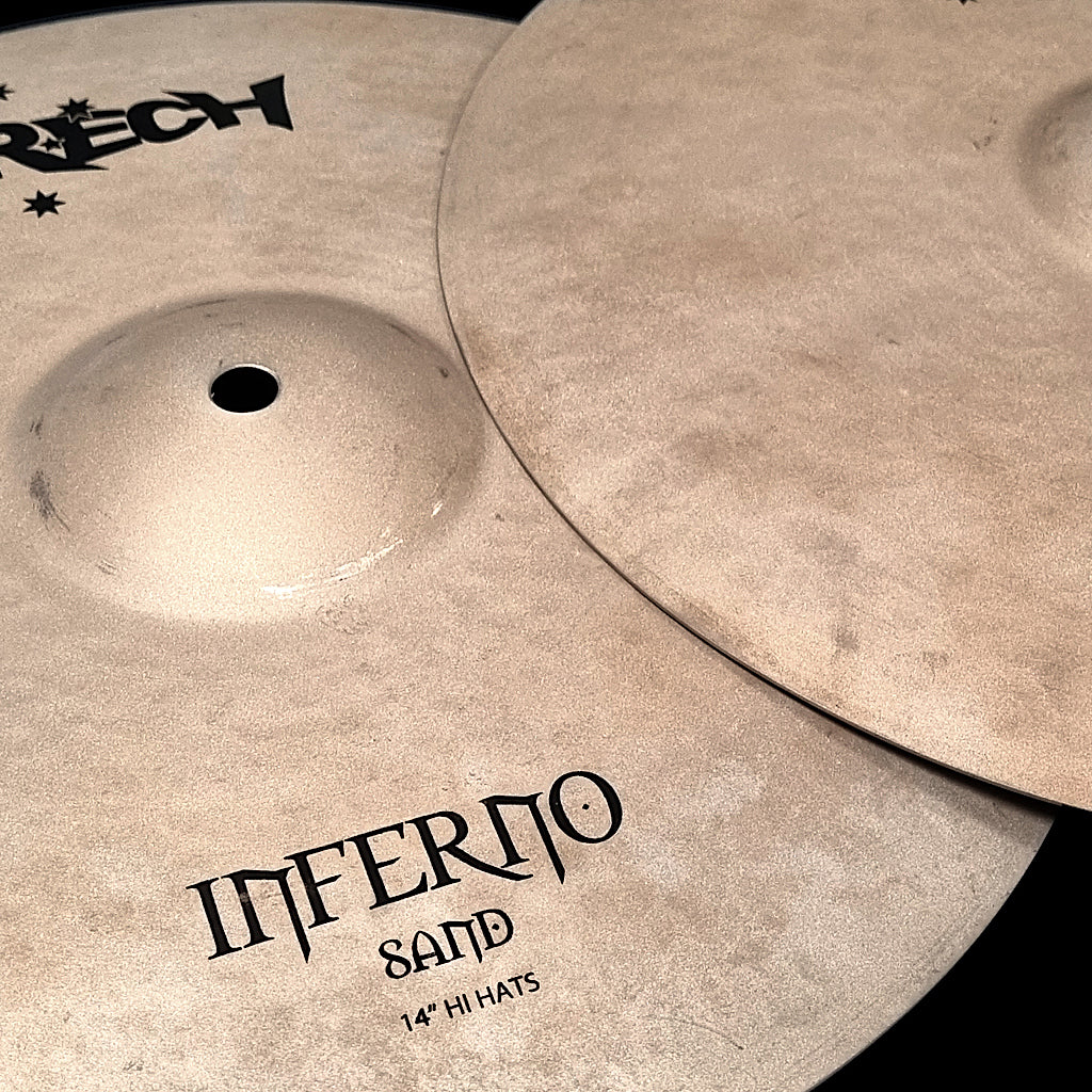 Rech Inferno Sand 14" Hi Hat Cymbals - Image 2