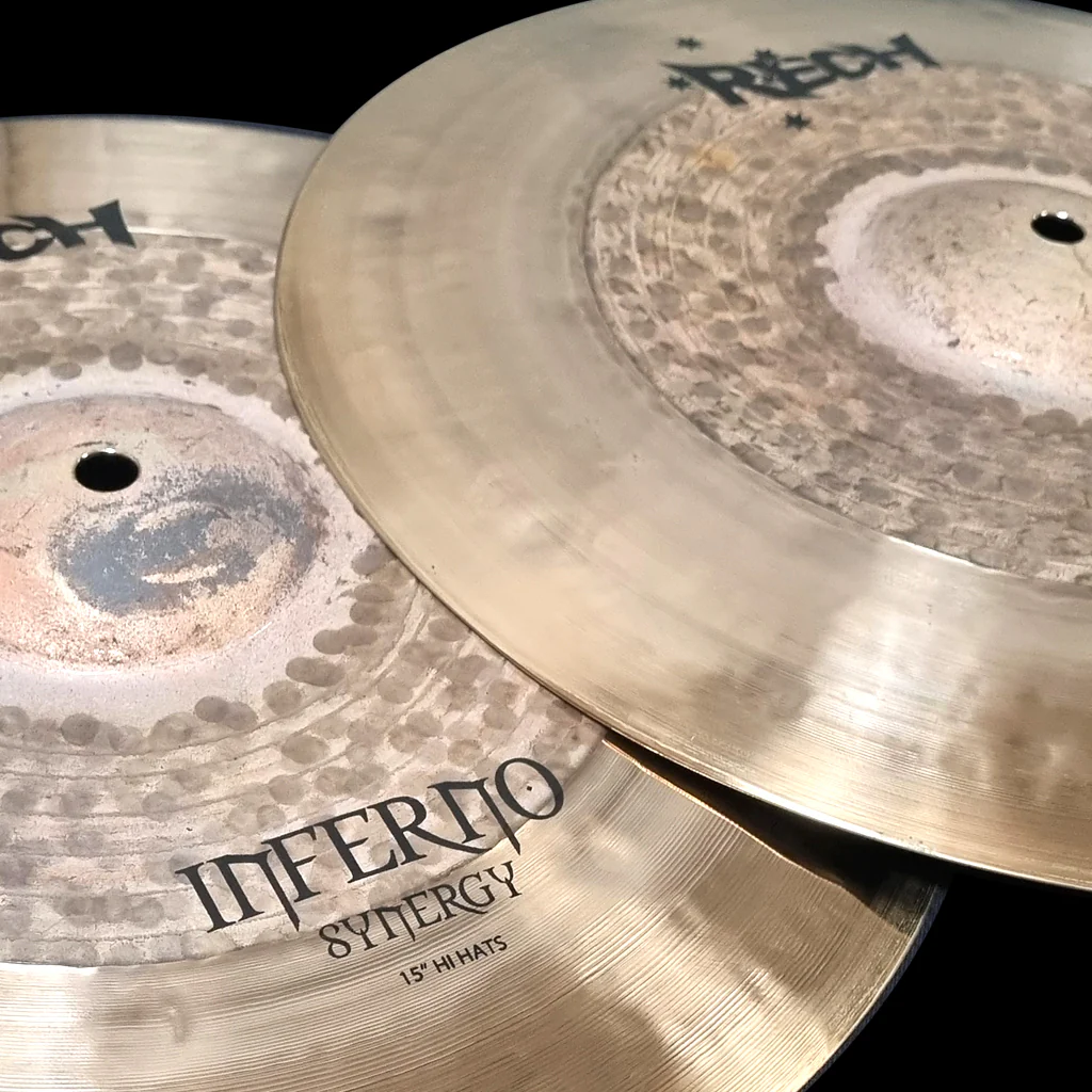Rech Inferno Synergy 15" Hi Hat Cymbals - Image 2