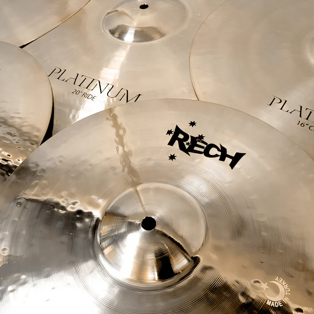 Rech Platinum 5 Piece Cymbal Pack Set 14-17-19-21 - Image 4