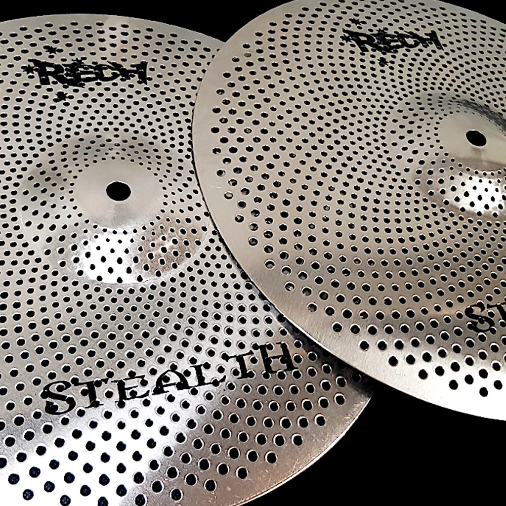 Rech Stealth 13" Low Volume Hi Hat Cymbals - Image 2