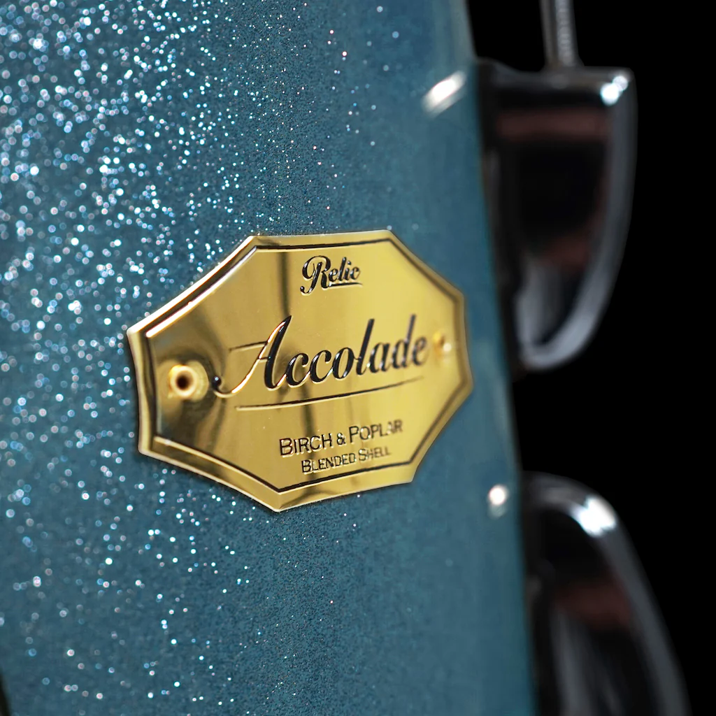 Relic Accolade Bop Drum Kit - Turquoise Sparkle - Image 3