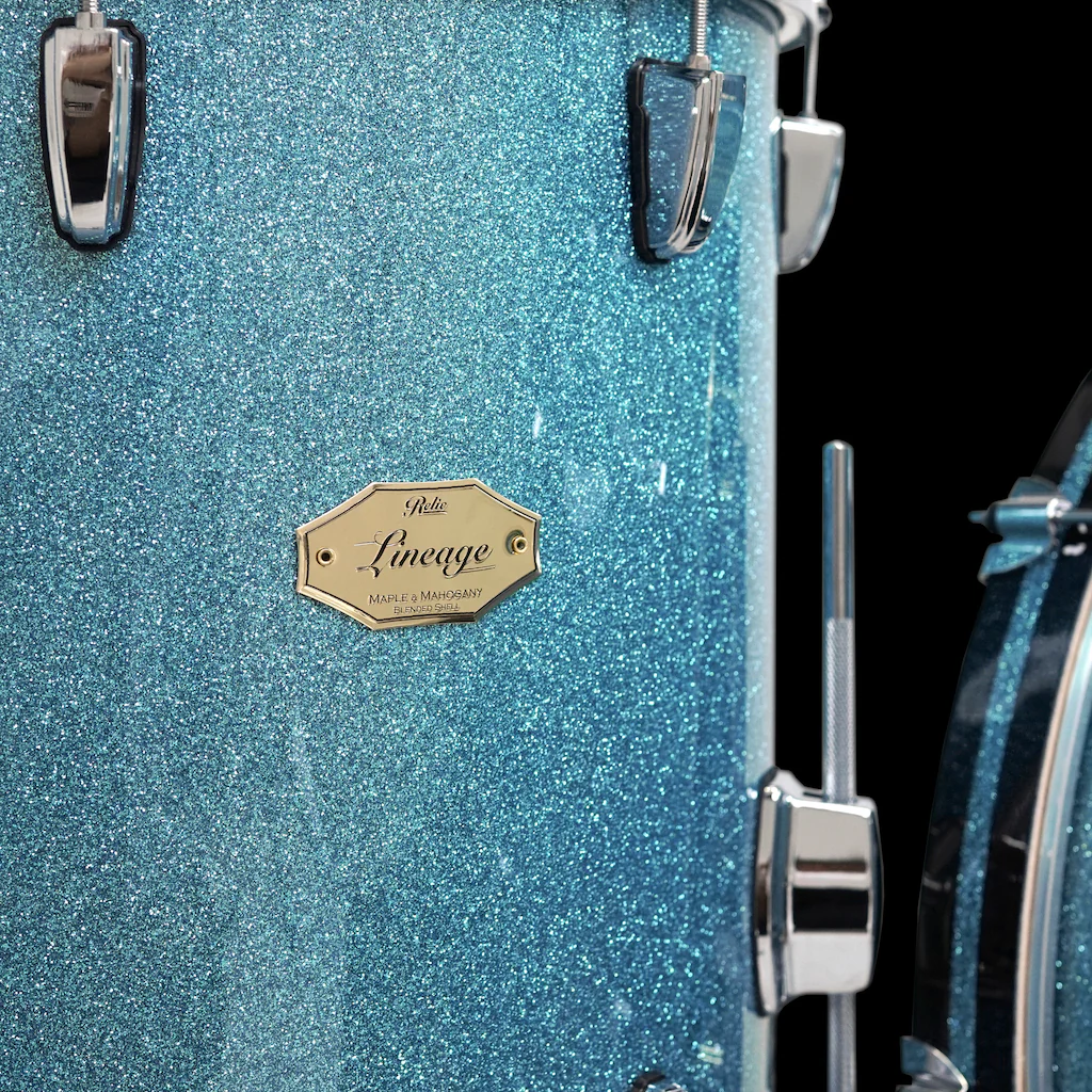 Relic Lineage Drum Kit - Arctic Blue Sparkle - Image 5
