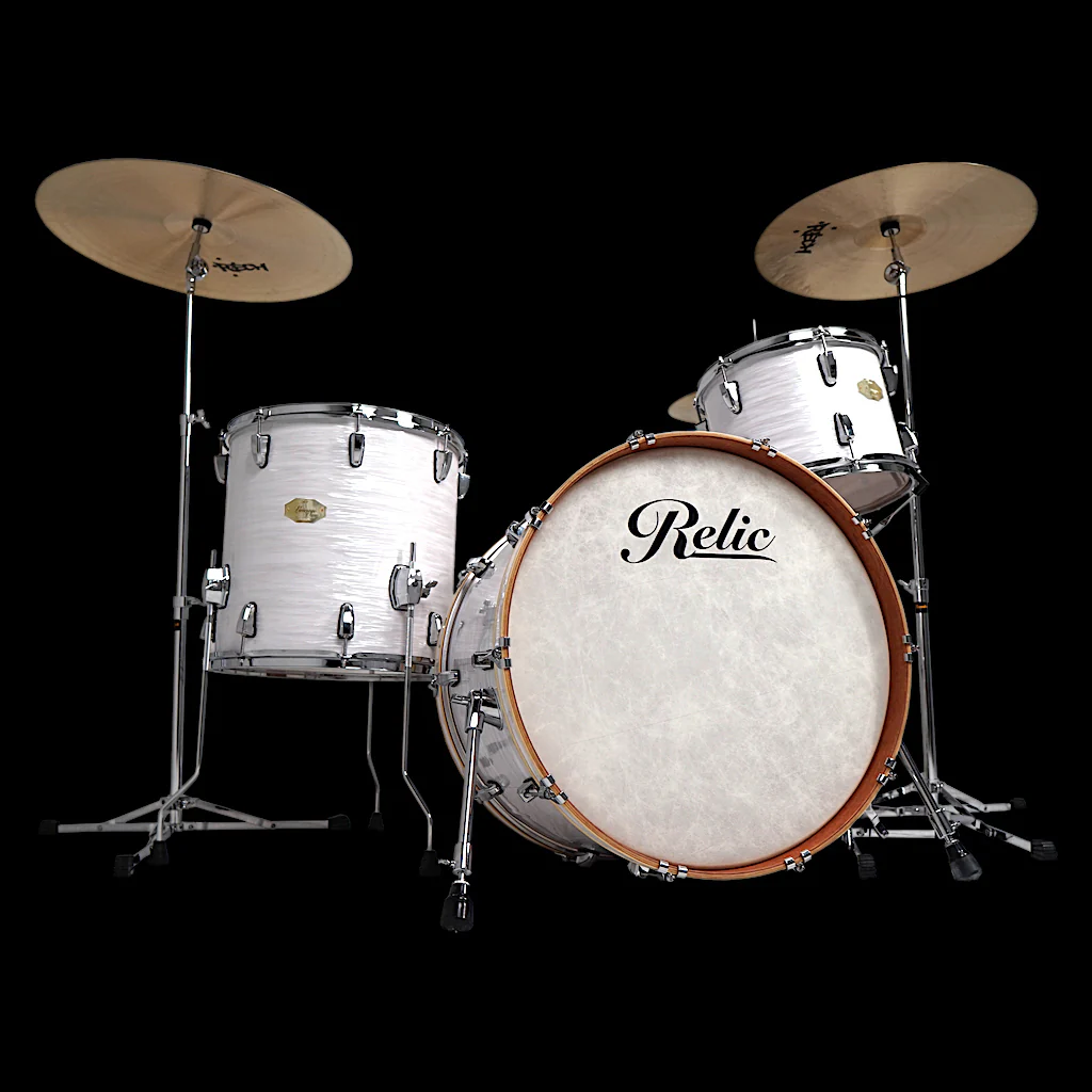 Relic Lineage Drum Kit - White Oyster - Image 3