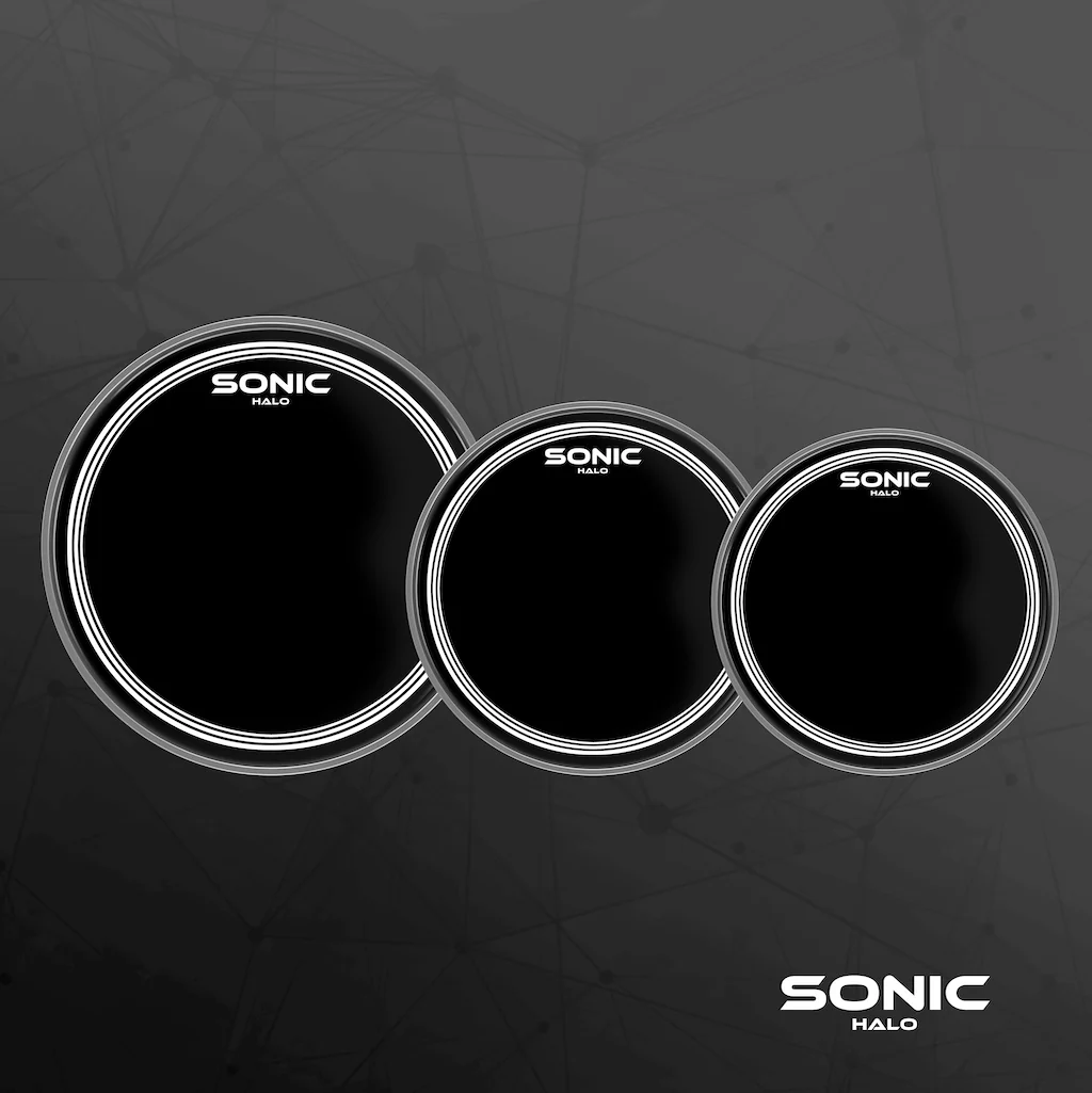 Sonic Halo Black Drum Head Pack - Image 2
