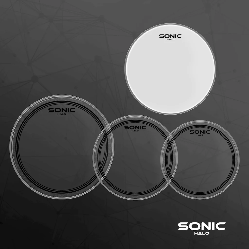 Sonic Halo Clear Drum Head Pack - Image 4