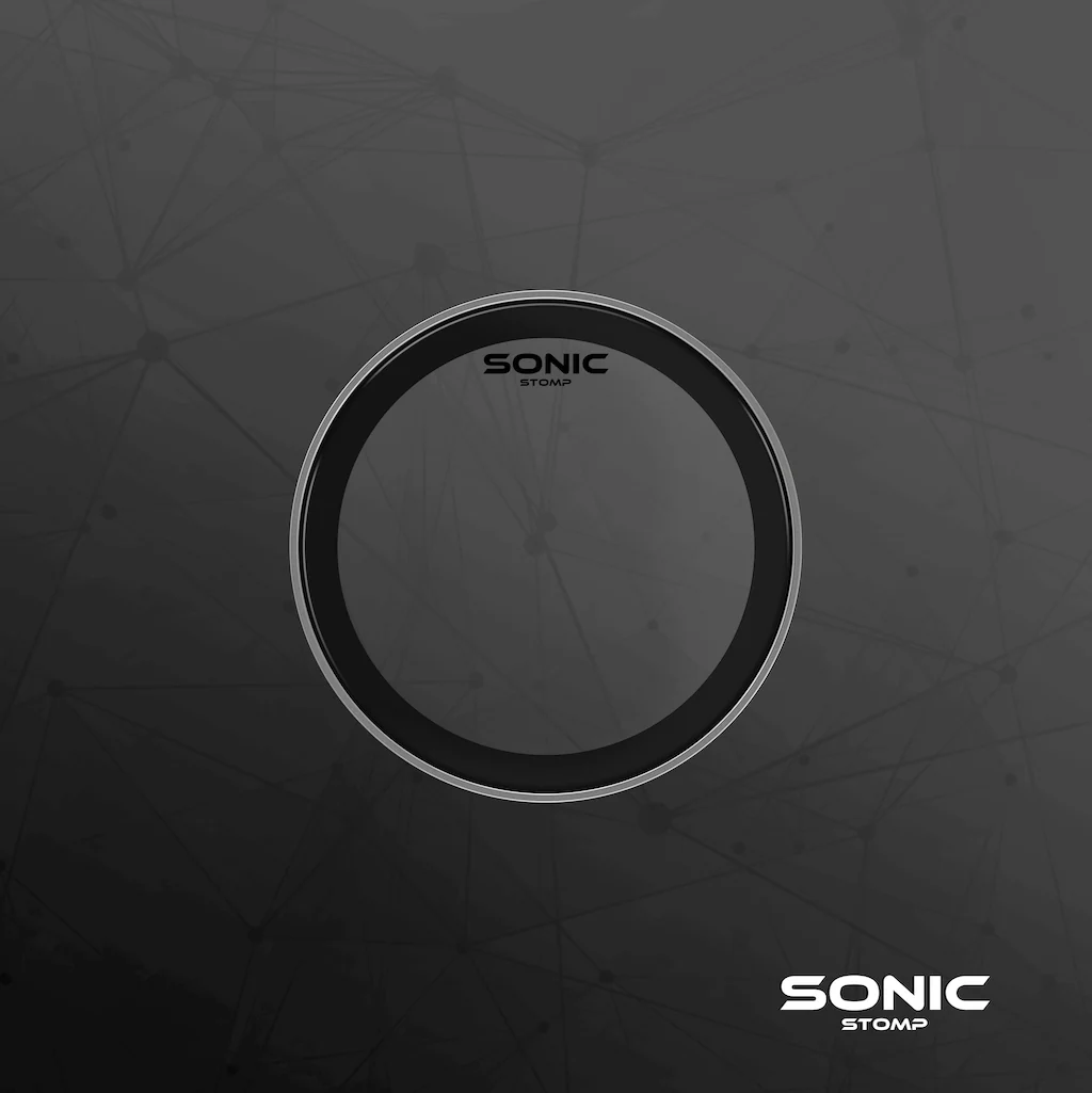 Sonic Stomp 20'' Clear Bass Drum Head