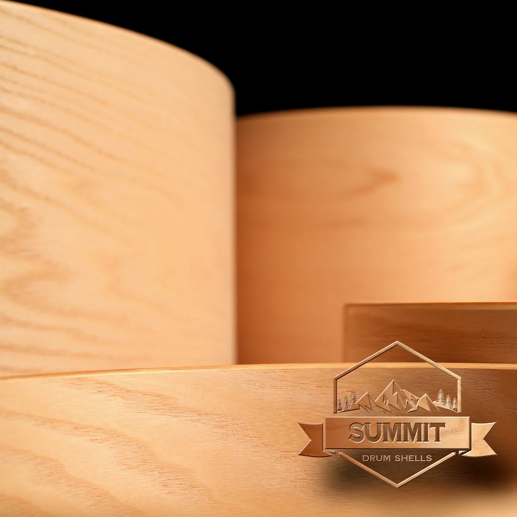 Summit Drum Shells - Ash Sizes 8 - 22'' - Image 11