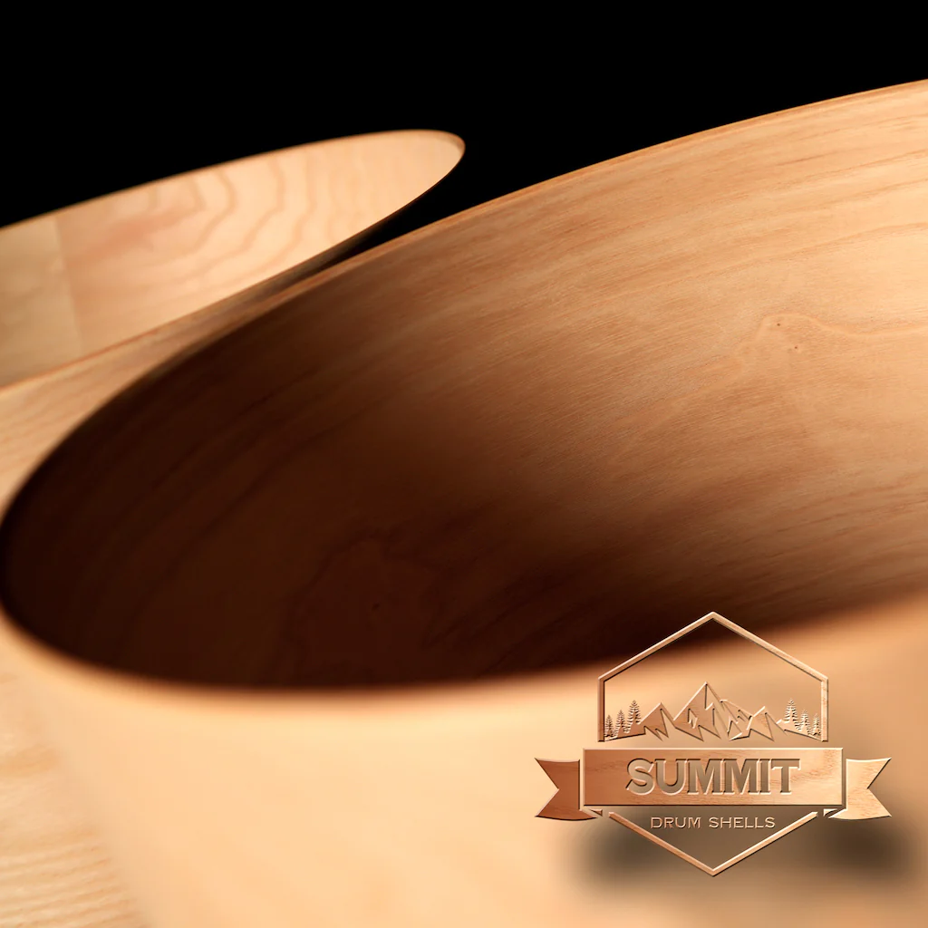 Summit Drum Shells - Ash Sizes 8 - 22'' - Image 15