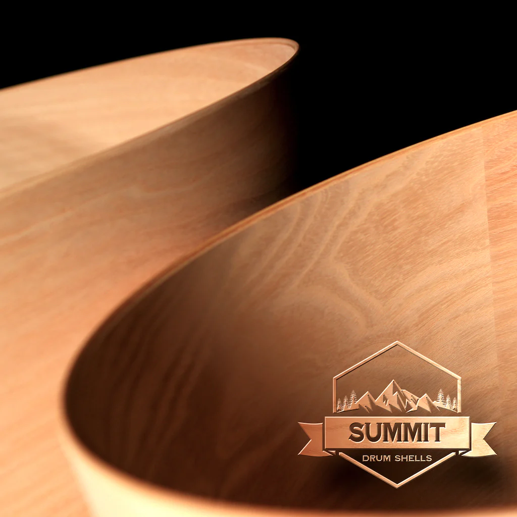 Summit Drum Shells - Ash Sizes 8 - 22'' - Image 17