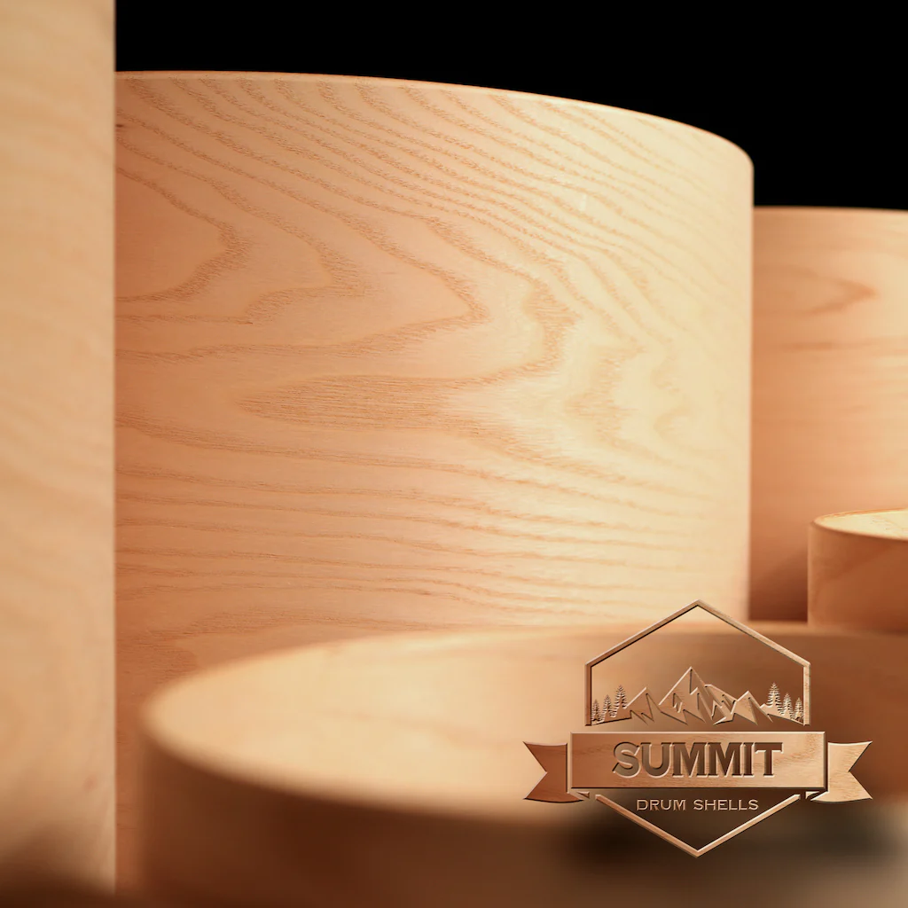 Summit Drum Shells - Ash Sizes 8 - 22'' - Image 20