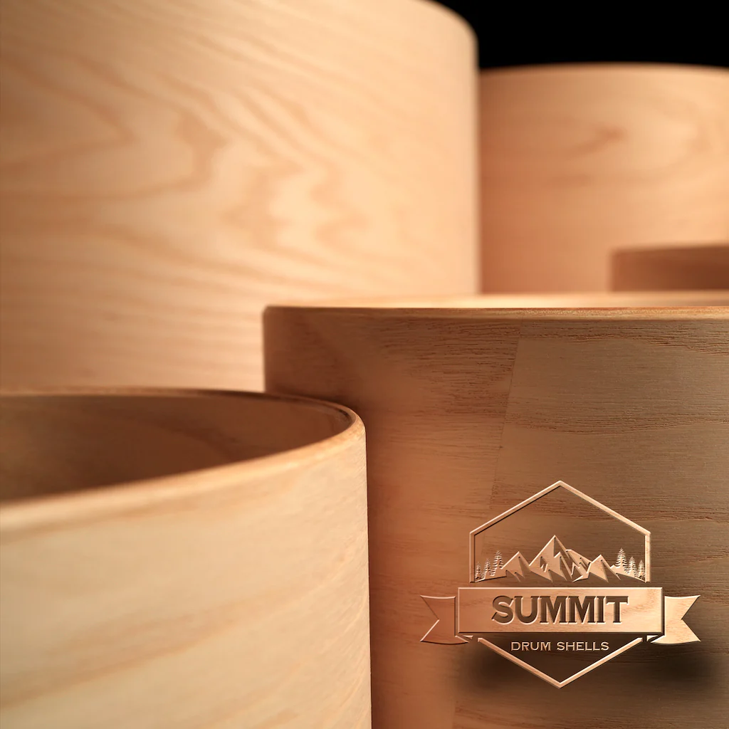 Summit Drum Shells - Ash Sizes 8 - 22'' - Image 3