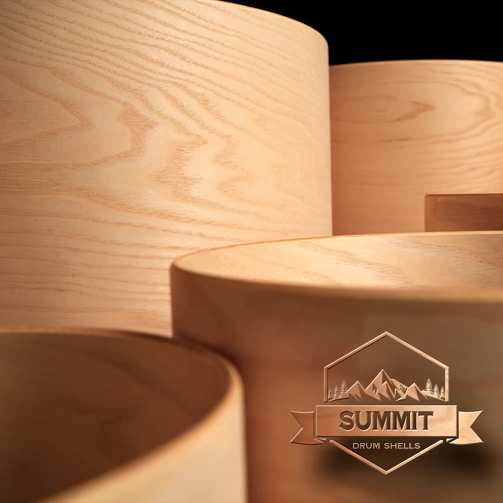 Summit Drum Shells - Ash Sizes 8 - 22'' - Image 4