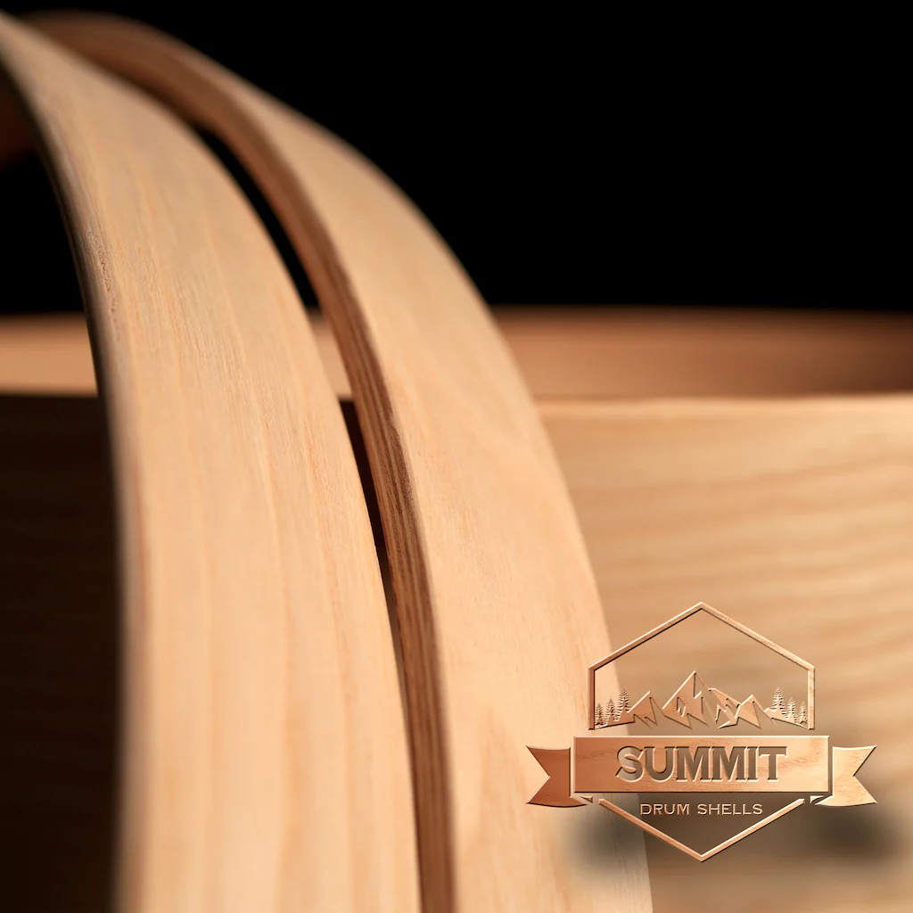 Summit Drum Shells - Ash Sizes 8 - 22'' - Image 5