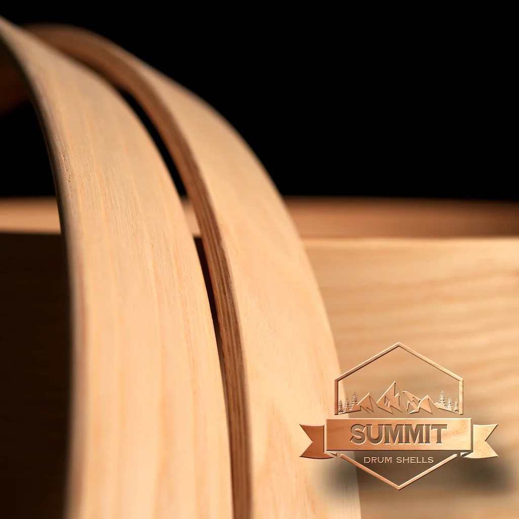 Summit Drum Shells - Ash Sizes 8 - 22'' - Image 7