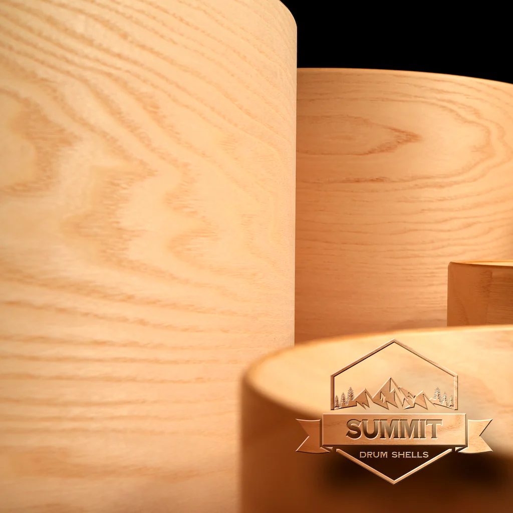 Summit Drum Shells - Ash Sizes 8 - 22'' - Image 9