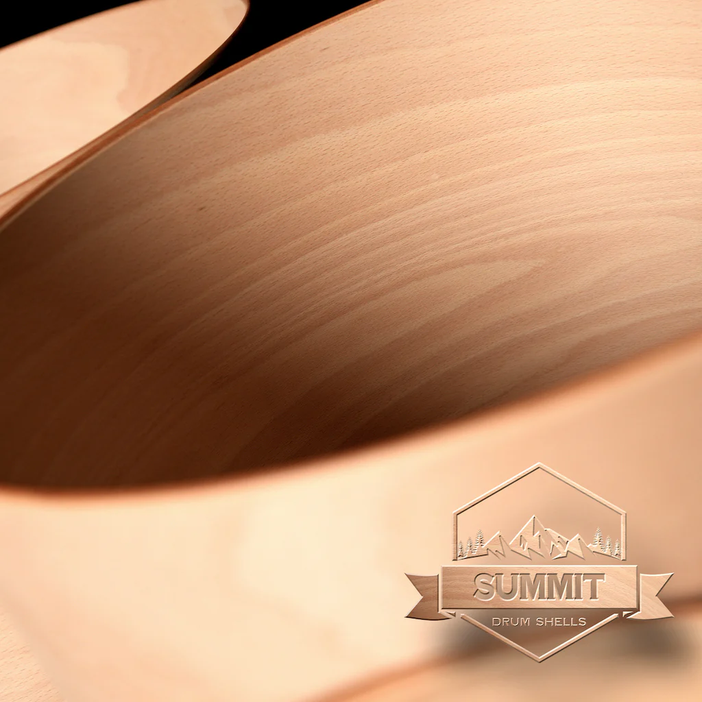 Summit Drum Shells - Beech Sizes 8 - 22'' - Image 18