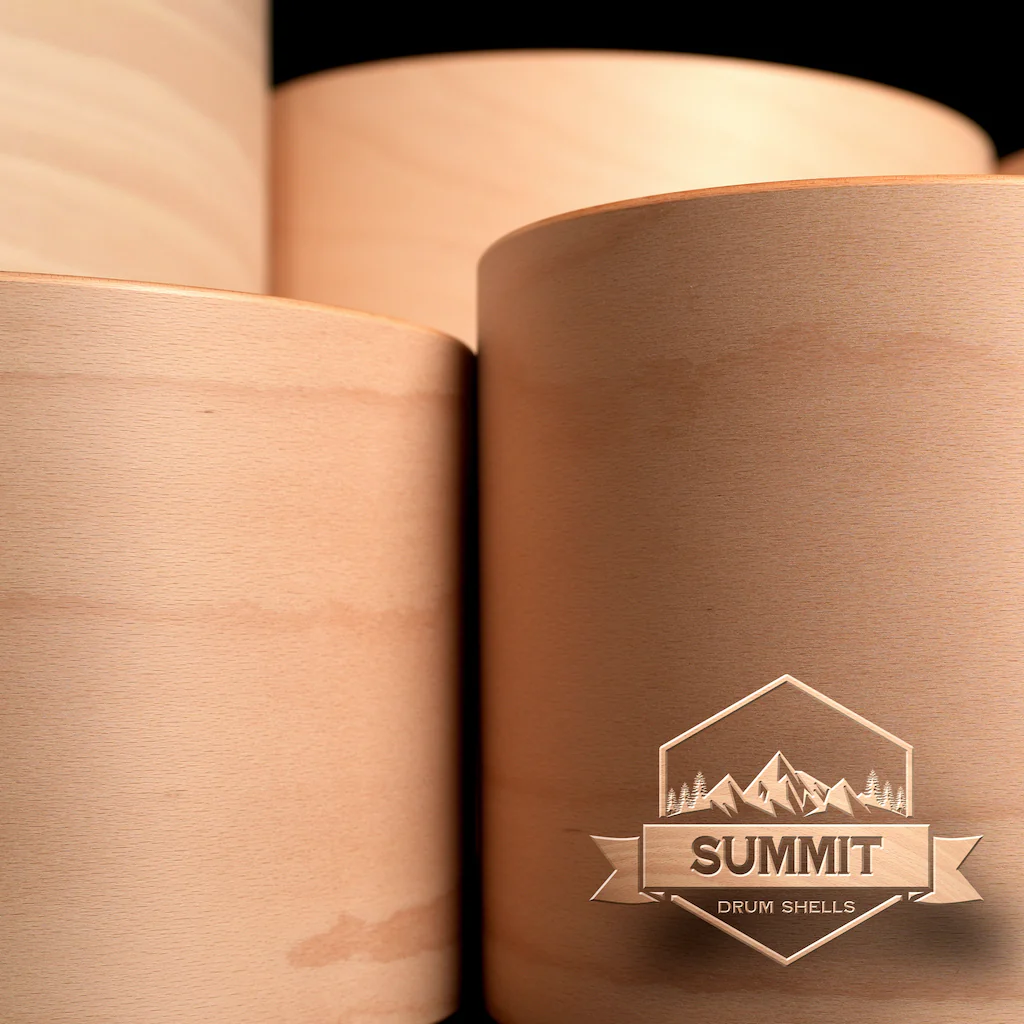 Summit Drum Shells - Beech Sizes 8 - 22'' - Image 19