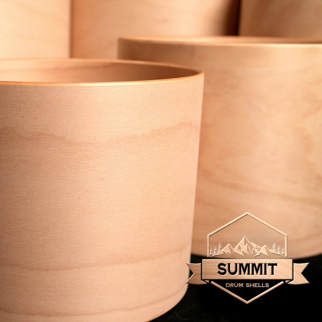 Summit Drum Shells - Beech Sizes 8 - 22'' - Image 20