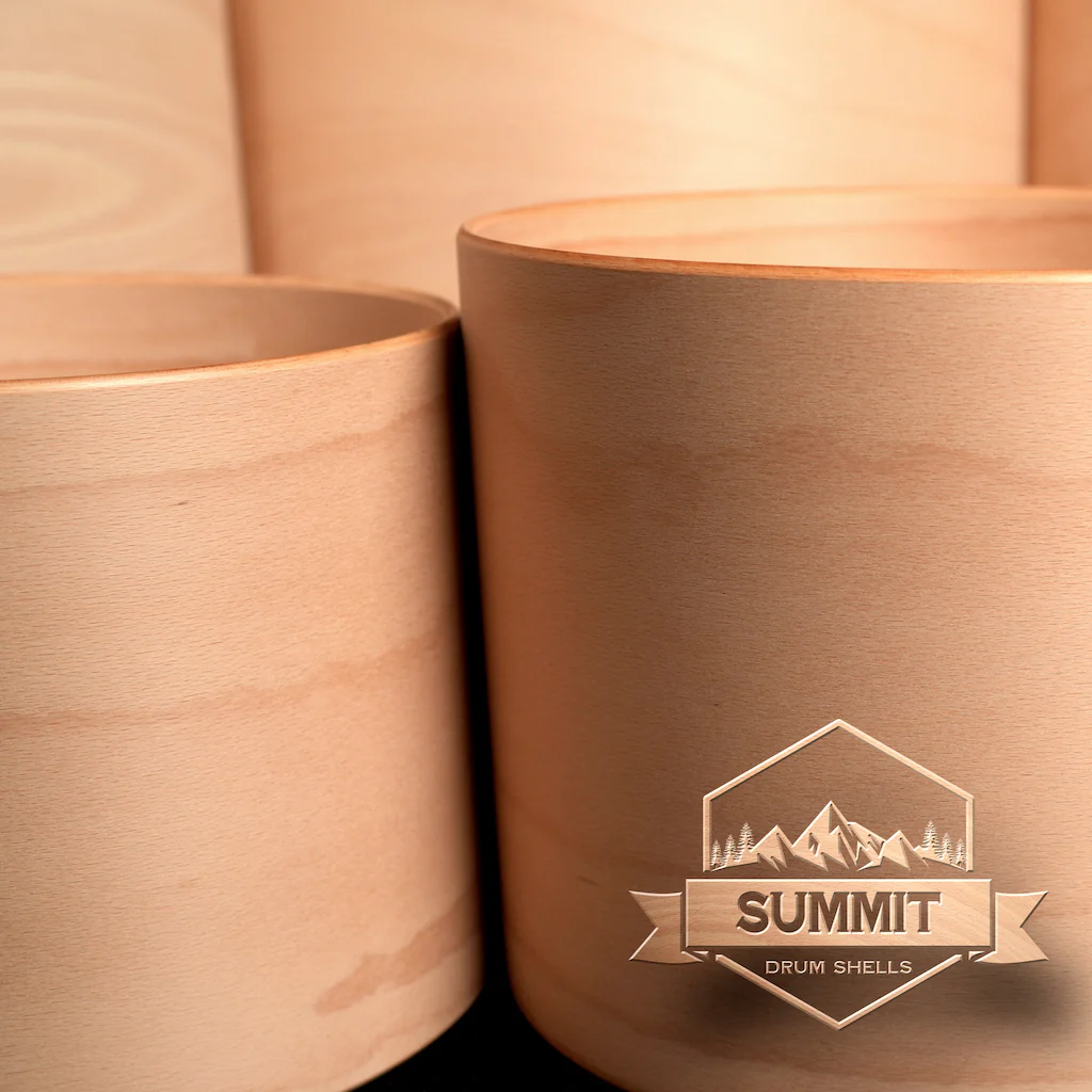 Summit Drum Shells - Beech Sizes 8 - 22'' - Image 21