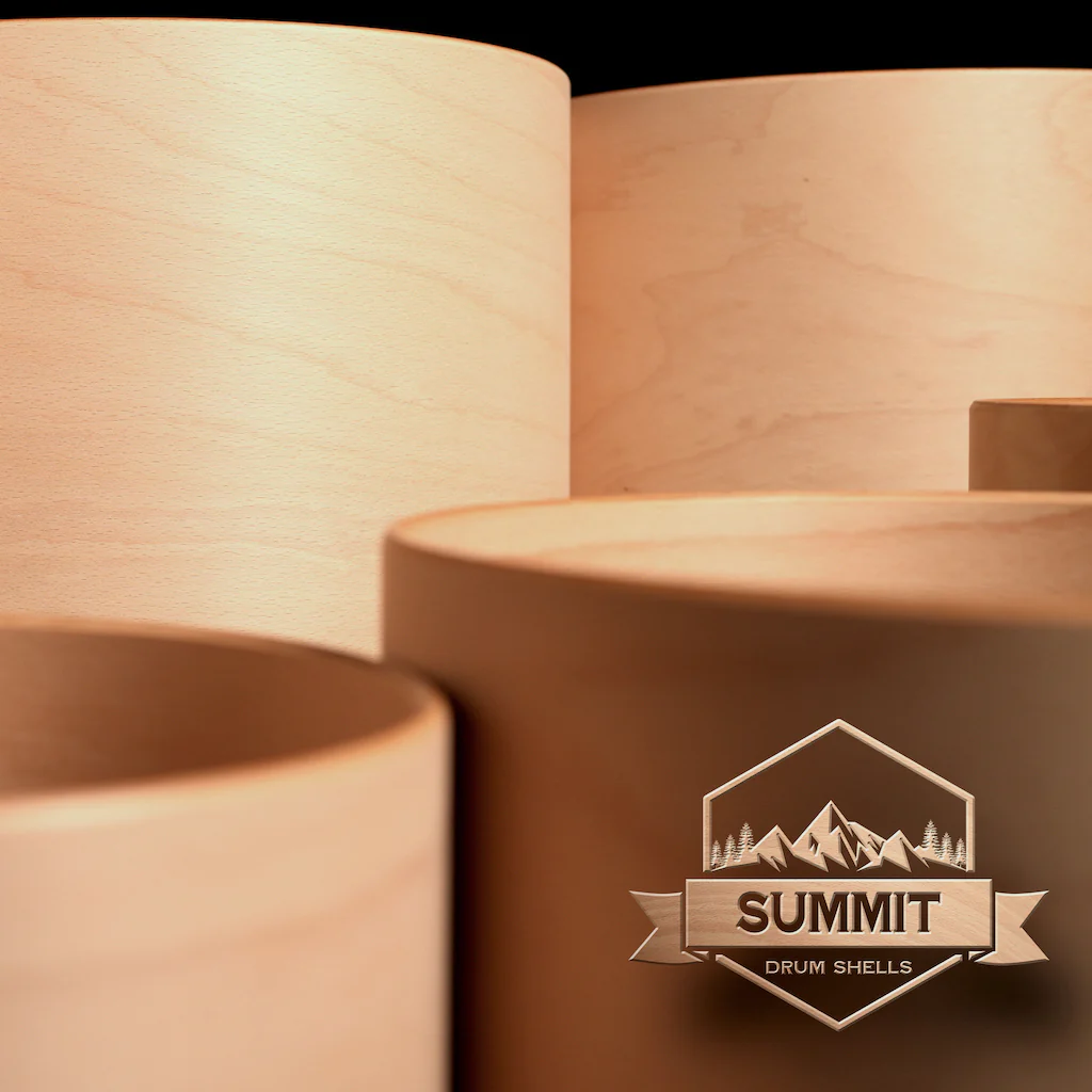 Summit Drum Shells - Beech Sizes 8 - 22'' - Image 22