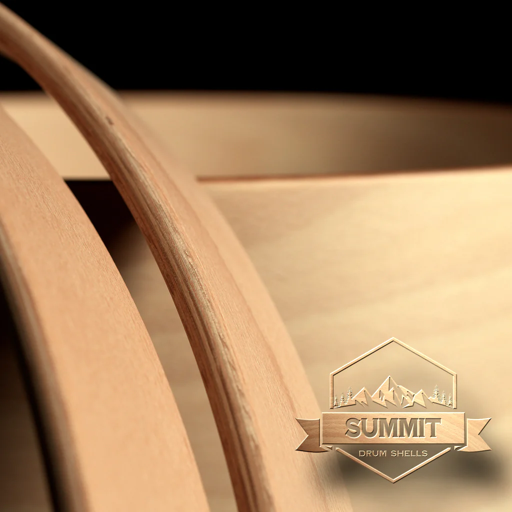 Summit Drum Shells - Beech Sizes 8 - 22'' - Image 6