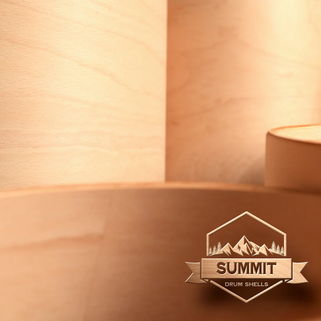 Summit Drum Shells - Beech Sizes 8 - 22'' - Image 8
